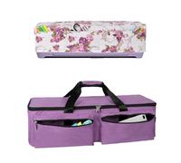 YELAIYEHAO Carrying Bag Compatible with Cricut Explore Air and Maker, Waterproof Tote Bag Compatible with Cricut Explore Air and Supplies (Purple, 2 Pieces)