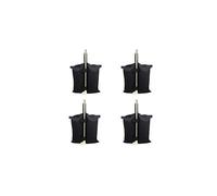 YELAIYEHAO Grade Heavy Duty Double-Stitched Weights Bag, Leg Weights for Pop up Canopy Tent Weighted Feet Bag Sand Bag outdoor bag Black(4pcs, Black