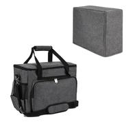 YELAIYEHAO home Sewing Machine Case Travel Case for Sewing Machine and Accessories Compatible with Most Standard Singer, Brother, Janome, Sewing Accessories Bag Sewing Machine Carrying Case (Grey)