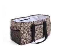 YELAIYEHAO Large Utility Tote Bag, Foldable Collapsible Tote for Storage Pool BeachShopping picnic laundry gym and Luggage (leopard print, 1pcs)