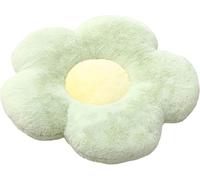 YELAN flower floor pillow cushion decor pillows Reading Casual Comfort Plush Pillow Throw Pillow sofa home bed decoration cushion (Green, 40x40 cm)