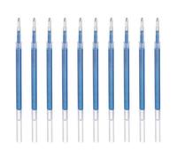 YELARXI 10Pack 1mm Gel Pen Refills for Coloring, Broad Point Sparkle Metallic Gel Ink Pens Refills for Journaling Writing Adults Book Doodling Office, Blue