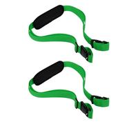 YELARXI Adjustable Beach Chair Carry Straps, Heavy Duty Replacement Universal Shoulder Straps for Folding, 2 Pack & Grass Green - Fitting for (Camping/Picnics/Backpacking/Outdoor)