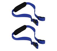 YELARXI Adjustable Beach Chair Carry Straps, Heavy Duty Replacement Universal Shoulder Straps for Folding, 2 Pack & Blue - Fitting for (Camping/Picnics/Backpacking/Outdoor)