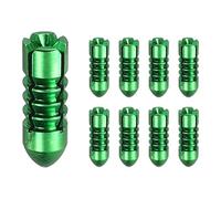 YELARXI Aluminum Dart Flights, Dart Flight Protectors Fixed 90 Degrees Wing Savers Protectors, 0.11"x0.35" & 5 Pcs & Green - Fit For(Professional Competition/Steel & Plastic Flight)