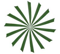 YELARXI Arrow Vanes Turkey Archery Arrows Feather Fletching, 5 Inch Right Wing Fit for Hunting Target Shooting (25Pcs Green)