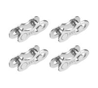 YELARXI Bicycle Missing Link, 10 Speed Reusable Bike Chain Master Quick Link Bicycle Chain Replacement Kit Coupling 4Pairs & Silver - Fitting For(Mountain/Road/Racing Bikes)