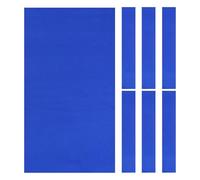 YELARXI Billiard Cloth Pool Table Felt, 9ft with 6 Cloth Strips Thickened Fit for Home Clubs Bars Indoor Sports Games (1Set, Blue)