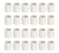 YELARXI Billiard Cue Ferrules, Pool Cue Ferrule Snooker Pool Stick Tips Replacement Accessories & 12Pcs & 12x12.7mm &White - Fitting for (Billiard Stick/Pool Hall)