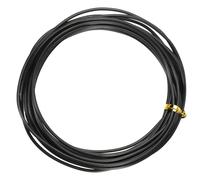YELARXI Bonsai Training Wire, 2mm x 16.4 ft Anodized Aluminum Floral Plant Training Wire Bendable Metal Stems Accessories for Gardening Branch Fixing Crafts (Black)