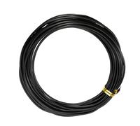 YELARXI Bonsai Training Wire, 2mm x 32.8 ft Anodized Aluminum Floral Plant Training Wire Bendable Metal Stems Accessories for Gardening Branch Fixing Crafts (Black)