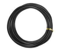 YELARXI Bonsai Training Wire, 3 mm x 16.4 ft Anodized Aluminum Floral Plant Training Wire Bendable Metal Stems Accessories for Gardening Branch Fixing Crafts (Black)