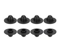 YELARXI Camping Chair Legs Cap, Non-Slip Foot Cover Replacement Chair Table Leg Pads Moon Floor Protectors Reduce Noise 0.63" & 8Pcs & Black-Fitting for (Outdoor/Camping/Picnic/Patio)