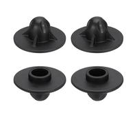 YELARXI Camping Chair Legs Cap, Non-Slip Foot Cover Replacement Chair Table Leg Pads Moon Floor Protectors Reduce Noise 0.63" & 4Pcs & Black-Fitting for (Outdoor/Camping/Picnic/Patio)