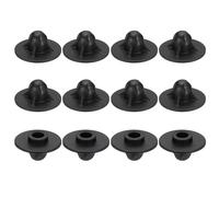 YELARXI Camping Chair Legs Cap, Non-Slip Foot Cover Replacement Chair Table Leg Pads Moon Floor Protectors Reduce Noise 0.51" & 12Pcs & Black-Fitting for (Outdoor/Camping/Picnic/Patio)