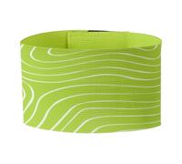 YELARXI Captain Arm Bands for Soccer, Soccer Captain Armband, Elastic Protective Arm Badge Adjustable Player Bands Striped Fitting for (Adult/Football/Basketball/Sports) Fluorescent Green
