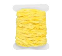 YELARXI Chenille Fly Tying Thread, Fly Tying Materials Rayon Chenille Line Flies Thread Supplies 5M & Yellow - Fitting for Making Flies Patterns Fishing Hook Jig Fishing Accessories