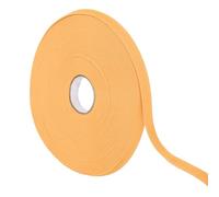 YELARXI Double Fold Bias Tape for Sewing, Quilt Binding Cotton Bias Tape Double Fold 1/2 Inch 25 Yards Fit for Hemming Seaming DIY Crafts Piping - (Light Orange)