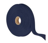 YELARXI Double Fold Bias Tape for Sewing, Quilt Binding Cotton Bias Tape Double Fold 1 Inch 25 Yards Fit for Hemming Seaming DIY Crafts Piping - (Dark Blue)