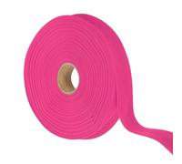 YELARXI Double Fold Bias Tape for Sewing, Quilt Binding Cotton Bias Tape Double Fold 1 Inch 25 Yards Fit for Hemming Seaming DIY Crafts Piping - (Rose Red)