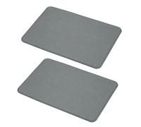 YELARXI Felt Base Shaper, Bag Bottom Shaper Purse Organizer Insert, Handbag Organizers Arc Corner Liner Board Insert, 14 x 9 Inch Fit for Purse Tote Bag Handbag Women (2 Pack, Cement Gray)