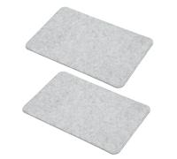 YELARXI Felt Base Shaper, Bag Bottom Shaper Purse Organizer Insert, Handbag Organizers Arc Corner Liner Board Insert, 14 x 9 Inch Fit for Purse Tote Bag Handbag Women (2 Pack, Light Gray)