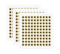 YELARXI Fish Eyes for Lures Making, 3D Eyes Fly Tying Materials Lures, Artificial Fishing Baits 6mm & 300 Pcs & Yellow -Fit for (Fish Bait/Fly Tying Streamers/Crafts)