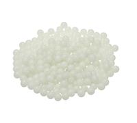 YELARXI Fishing Beads Glow Hard Plastic Fishing Bait Eggs Lure Rigs Accessories, 10mm Fit for Saltwater Freshwater - Round (500 Pack, Natural Color)