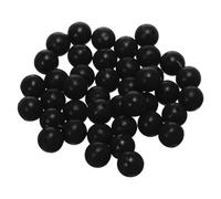 YELARXI Fishing Beads Holographic Soft Plastic Fish Rigs 10 mm (500 Pack, Black)