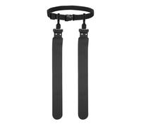 YELARXI Flag Football, Adjustable Flag Football Belts with 1 Belt and 2 Flags Easy Tear Away Black - Fitting For(Youth/Adults Players Training Equipment/Competition)