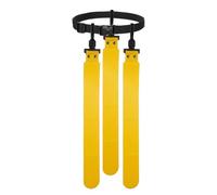 YELARXI Flag Football Set, Adjustable Flag Football Belt with 1 Belt and 3 Flags Easy Tear Away for Men Women Players Training Competition (Yellow)
