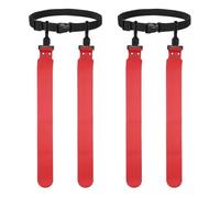 YELARXI Flag Football with 1 Belt and 2 Flags 2Pcs & Red