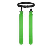 YELARXI Flag Football with 1 Belt and 2 Flags Emerald Green