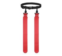YELARXI Flag Football with 1 Belt and 2 Flags Red