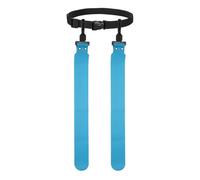 YELARXI Flag Football with 1 Belt and 2 Flags Sky Blue