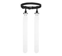 YELARXI Flag Football with 1 Belt and 2 Flags White