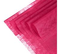YELARXI Flower Wrapping Paper, Cotton Wrapping Flower Paper, Non-Woven Waterproof Floral Bouquet Wraps - Fitting for (Florist Supplies/Gift) 17.7 x 22 Inch & 40 Pack & Dark Pink