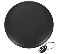 YELARXI Flying Disc, Sports Flying Disc 10.7 Inch & 175g & Plastic & Black with Carry Ring - Fitting for (Outdoor/Beach/Camping/Park/Pet/Pro/Beginners)