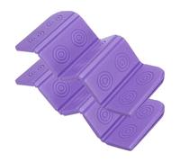 YELARXI Folding Foam Mat, 14 x 10" Mini Portable Lightweight Mini Waterproof Folding Mat Fit for Backpacking Hiking Camping Kneeling Outdoor Activities Recreation - (2Pack, Purple)