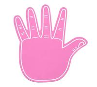 YELARXI Giant Foam Hand, High Five Foam Finger Pompom 16.9 x 15.6 & 1 Pcs & EVA & Pink- Fitting for (Cheerleading /Sports/Events/Games/Business/Party/Celebration)