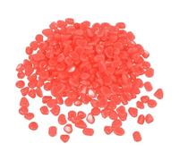 YELARXI Glow in the Dark Stones, Luminous Pebbles Stones Glowing Rocks Decorative Light Up Pebbles 1000 Pcs & Bright Rose Red -Fitting for (Fish Tank/Outdoor Garden Decor/Yard/Walkway)
