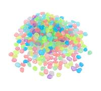 YELARXI Glow in the Dark Stones, Luminous Pebbles Stones Glowing Rocks Decorative Light Up Pebbles 3000 Pcs & Multicolor -Fitting for (Fish Tank/Outdoor Garden Decor/Yard/Walkway)