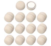YELARXI Hijab Magnetic Pins, Strong Hijab Pins No-Snag Magnetic Buttons Headscarf Clips - Fitting for (Clothing - Dress - Scarf - Veil - Women) 12 Pack & 1/2 in & Nude