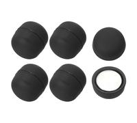 YELARXI Hijab Magnetic Pins, Strong Hijab Pins No-Snag Magnetic Buttons Headscarf Clips - Fitting for (Clothing - Dress - Scarf - Veil - Women) 4 Pack & 1/2 in & Black