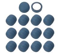 YELARXI Hijab Magnetic Pins, Strong Hijab Pins No-Snag Magnetic Buttons Headscarf Clips - Fitting for (Clothing - Dress - Scarf - Veil - Women) 12 Pack & 1/2 in & Blue