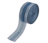 YELARXI Iron-on Instant Hem Tape, 6 Yard No Sew Hemming Tape for Pants Washable Hem Adhesive Fabric Strips 1 Inch Fit for Clothes Curtain Pant Mouth - (1 Pack, Blue)