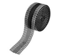 YELARXI Iron-on Instant Hem Tape, 6 Yard No Sew Hemming Tape for Pants Washable Hem Adhesive Fabric Strips 1 Inch Fit for Clothes Curtain Pant Mouth - (1 Pack, Black)