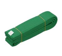 YELARXI Karate Belt, Martial Arts Ranking Belts Solid Cotton Double-Layered Core Long Soft Uniform Training Equipment Fitting for (Taekwondo/Karate/Judo/BJJ/Competition) 5.2 ft & Green