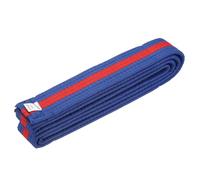 YELARXI Karate Belt, Martial Arts Ranking Belts Solid Cotton Double-Layered Core Long Soft Uniform Training Equipment Fitting for (Taekwondo/Karate/Judo/BJJ/Competition) 6.6 ft & Blue/Red