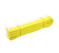 YELARXI Karate Belt, Martial Arts Ranking Belts Solid Cotton Double-Layered Core Long Soft Uniform Training Equipment Fitting for(Taekwondo/Karate/Judo/BJJ/Competition) 6.6ft&White/Yellow